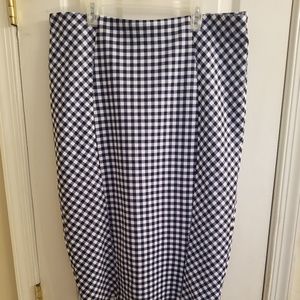 NY&CO 7th Ave Checkered Pencil Skirt